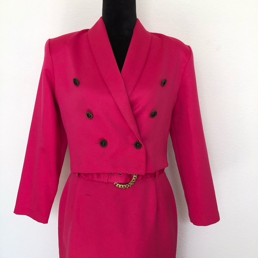 VTG 80’s Skirt Suit - Picture 4 of 14
